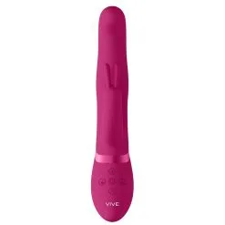 Vibro Rabbit IZARA Vive 22cm Rose -FÉMINITÉS boutique vibro rabbit izara vive 22cm rose 3