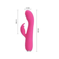 Pretty Love Vibro Rabbit Licking RACHEL 11 X 3.5cm -FÉMINITÉS boutique vibro rabbit licking rachel 11 x 35cm 6