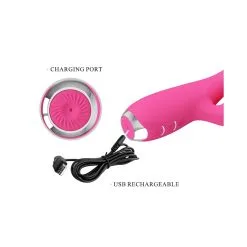 Pretty Love Vibro Rabbit Licking RACHEL 11 X 3.5cm -FÉMINITÉS boutique vibro rabbit licking rachel 11 x 35cm 8