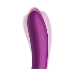 Action Vibro Rabbit VIBRATING DOUBLE 10 X 3.5cm Violet -FÉMINITÉS boutique vibro rabbit vibrating double 10 x 35cm violet 2
