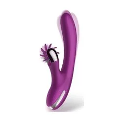 Action Vibro Rabbit VIBRATING DOUBLE 10 X 3.5cm Violet