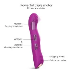 Vibro SWAP Love To Love 21cm Violet -FÉMINITÉS boutique vibro swap love to love 21cm violet 2