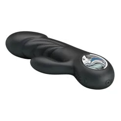 Vibromasseur ANSEL Pretty Love 16cm Noir -FÉMINITÉS boutique vibromasseur ansel pretty love 16cm noir 2