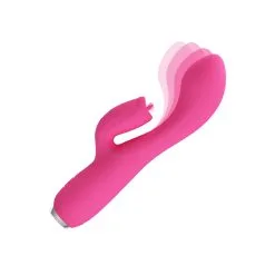 Vibromasseur Rabbit Licking DOREEN Pretty Love 12 X 3.8 Cm Rose -FÉMINITÉS boutique vibromasseur rabbit licking doreen pretty love 12 x 38 cm rose 4