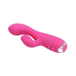 Vibromasseur Rabbit Licking DOREEN Pretty Love 12 X 3.8 Cm Rose -FÉMINITÉS boutique vibromasseur rabbit licking doreen pretty love 12 x 38 cm rose 5