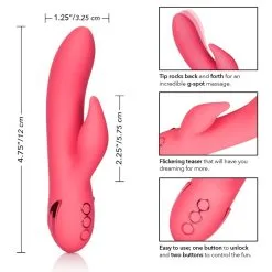 California Dreaming Vibromasseur Rabbit SAN FRANCISCO SweetHeart -FÉMINITÉS boutique vibromasseur rabbit san francisco sweetheart 2