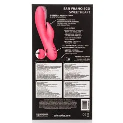 California Dreaming Vibromasseur Rabbit SAN FRANCISCO SweetHeart -FÉMINITÉS boutique vibromasseur rabbit san francisco sweetheart 3