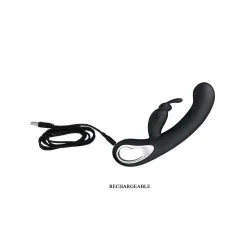 Pretty Love Vibromasseur Rabbit Webb Noir -FÉMINITÉS boutique vibromasseur rabbit webb noir 6