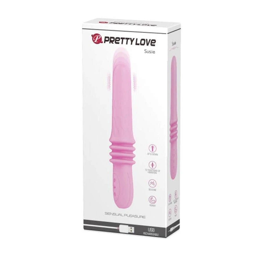 Pretty Love Vibromasseur Susie - 25 X 4.2 Cm Rose 2 Pretty Love Vibromasseur Susie - 25 X 4.2 Cm Rose – Image 2