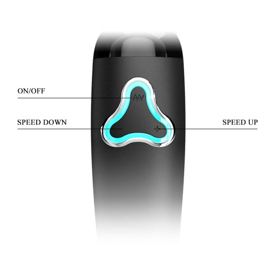 Wand BODY PULSE Pretty Love 25cm - Tête 40mm Noir 4 Wand BODY PULSE Pretty Love 25cm - Tête 40mm Noir – Image 4