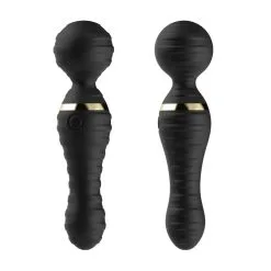 KINKgear Wand FREE MAGIC 19.5cm - Tête 51mm Noir -FÉMINITÉS boutique wand free magic 195cm tete 51mm noir 2