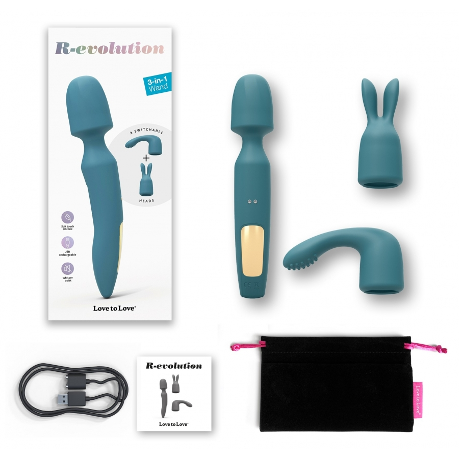 Wand R-EVOLUTION Love To Love Vert 2 Wand R-EVOLUTION Love To Love Vert – Image 2